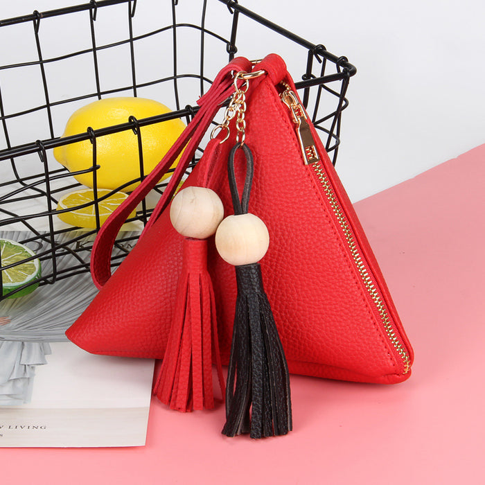 Creative triangle mule bag summer coin purse