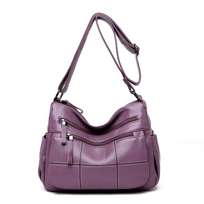 Women's Shoulder Leather Mother Bag Soft