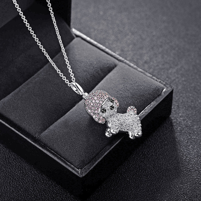 Personalized Wangcai Dog Necklace