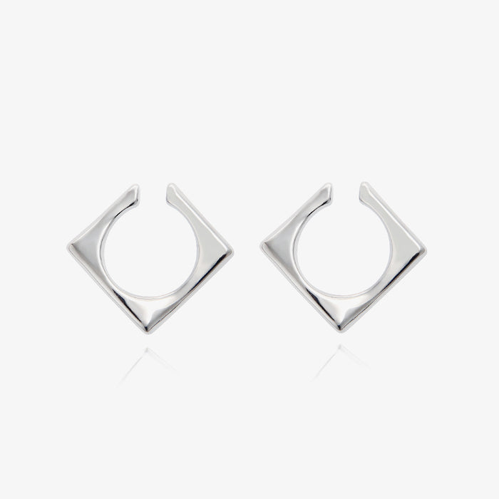 Square Earrings Without Ear Holes