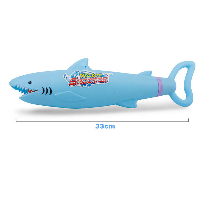 3PC Children's Toy High-pressure Drawing Cartoon Shark Beach Rafting Spray Gun