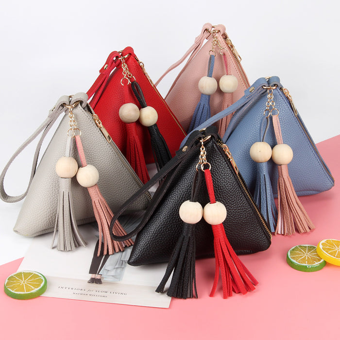 Creative triangle mule bag summer coin purse
