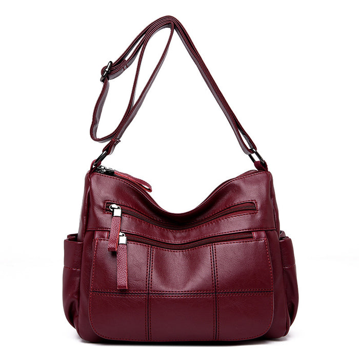 Women's Shoulder Leather Mother Bag Soft