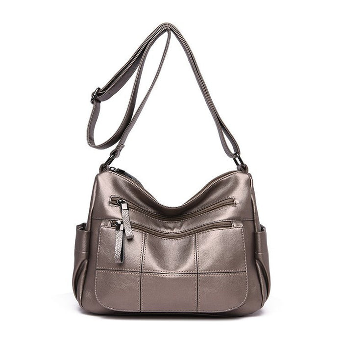 Women's Shoulder Leather Mother Bag Soft